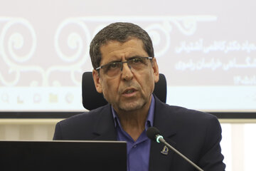 سخنرانی عبدالرضا جوان جعفری، رئیس دانشگاه فردوسی مشهد در نشست نخبگان، مبتکران و فناوران استان در جهاد دانشگاهی خراسان رضوی
