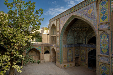 این مسجد یکی از نخستین مساجد ایران و تهران است که دارای سقف بیضی شکل و به صورت ۳ ایوانه است. همچنین این بنای تاریخی به دلیل داشتن کاشی‌های معقلی (ترکیب کاشی و آجر) کاشی هفت رنگ و کاشی معرق، چاه قرآن و گنبد دوپوش یکی از بناهای خاص دوره قاجار است.

