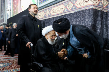 مراسم بزرگداشت چهلم «آقای شهید ایران» در حرم مطهر رضوی