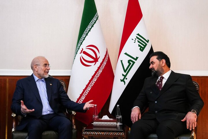 اولین روز سفر قالیباف به عراق؛ از یاد شهدای مقاومت تا رایزنی درباره روابط تهران و بغداد