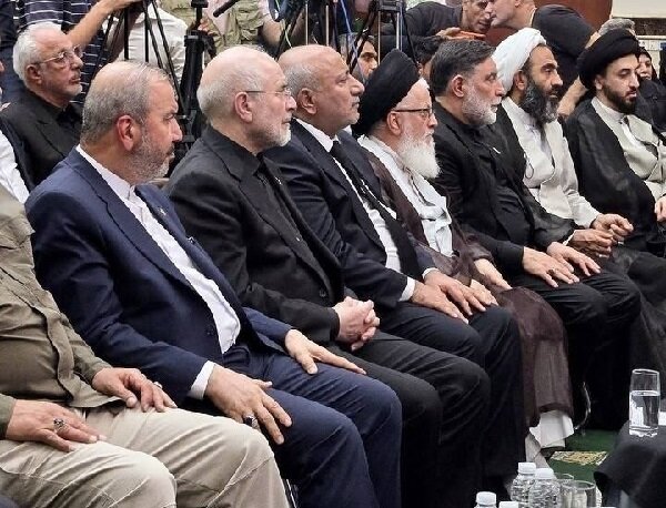 حضور قالیباف در مراسم چهلمین روز خاکسپاری قائد شهید امت در کربلای معلی