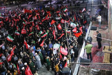 مراسم چهلمین روز تدفین رهبر انقلاب در همدان
