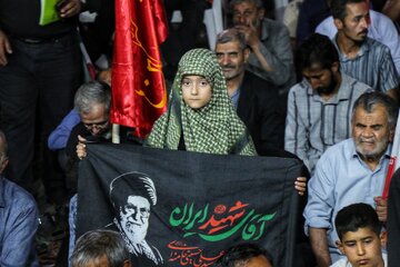 مراسم چهلمین روز تدفین رهبر انقلاب در همدان
