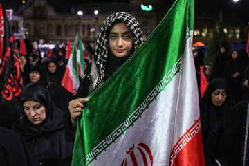 مراسم چهلمین روز تدفین رهبر انقلاب در همدان