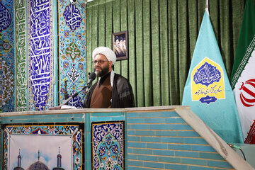 سخنرانی حجت الاسلام جلیل جلیلی امام جمعه اهر در مراسم بزرگداشت چهلم (آقای شهید ایران) این شهرستان