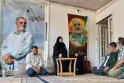 دیدار سردار شریف با خانواده سرلشکر شهید پاکپور