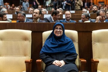 فاطمه مهاجرانی، سخنگوی دولت در بیست و پنجمین همایش ملی صنعت، معدن و خدمات سبز