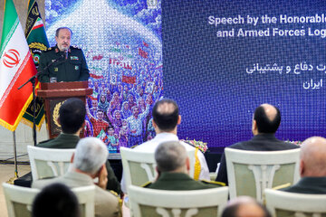 سخنرانی سردار سید مجید ابن الرضا، سرپرست وزارت دفاع در دیدار با وابستگان نظامی مقیم تهران