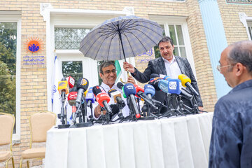 نشست خبری استاندار خراسان رضوی - بیمارستان امام رضا (ع)