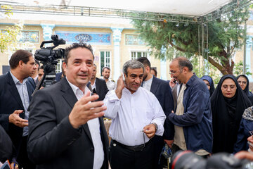 نشست خبری استاندار خراسان رضوی - بیمارستان امام رضا (ع)