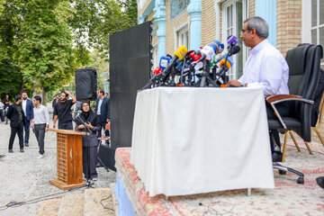 نشست خبری استاندار خراسان رضوی - بیمارستان امام رضا (ع)