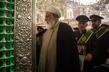  آیت‌الله ابراهیمی، عضو مجلس خبرگان رهبری و امام جمعه میناب،