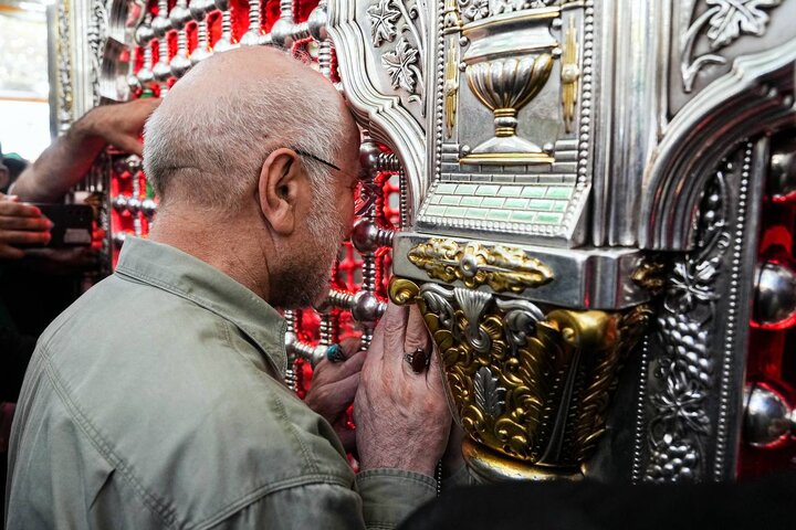 رئیس مجلس حرم امام علی (ع) را زیارت کرد