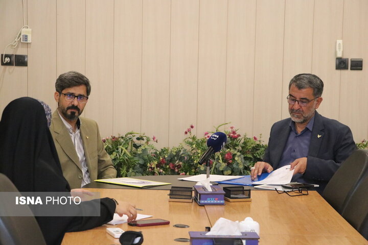 بازدید مدیرکل اداره پست استان قم از خبرگزاری دانشجویان ایران+تصاویر