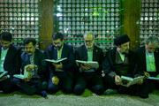 مراسم تجدید میثاق اعضای دولت با آرمان‌های امام راحل