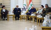 قدردانی هیئت ایرانی از الحشد الشعبی بابت مراسم وداع و تشییع قائد شهید