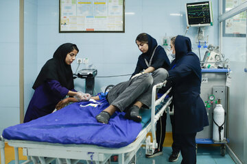 یک روز همراه با پزشکان و کادر درمان اورژانس 5آذر گرگان