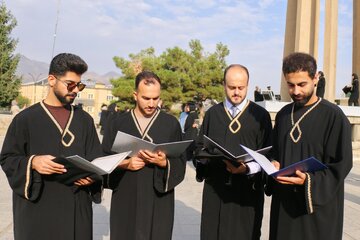 گرامیداشت روز پزشک در آرامگاه بوعلی سینا - همدان