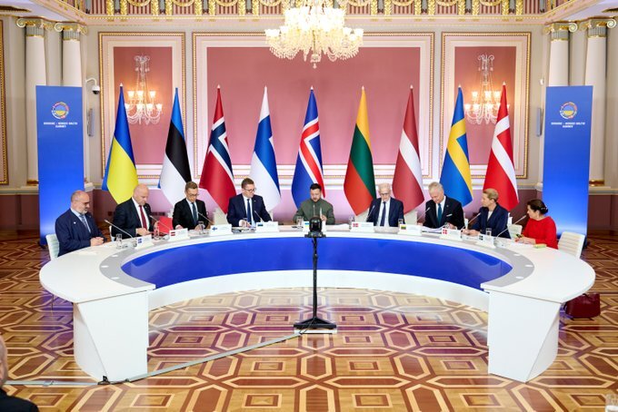 بیانیه مشترک سران کشورهای نوردیک ـ بالتیک در اوکراین