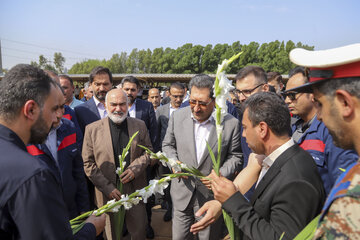 بازدید وزیر صمت از شرکت فولاد اکسین خوزستان