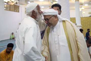 جشن میلاد پیامبر مهربانی به مناسبت هفته وحدت - جزیره کیش - شیخ یعقوب شمس امام جمعه اهل سنت جزیره کیش