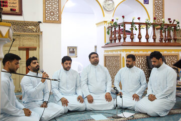 جشن میلاد پیامبر مهربانی به مناسبت هفته وحدت - جزیره کیش
گروه تواشیح بندر عسلویه