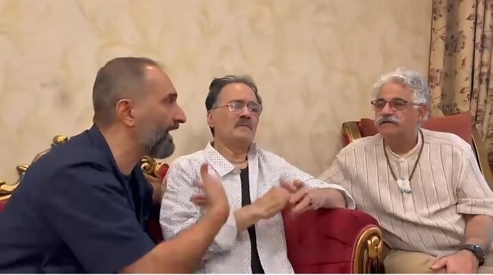 اشک ذوق مجری قدیمی از دیدار دوستانش