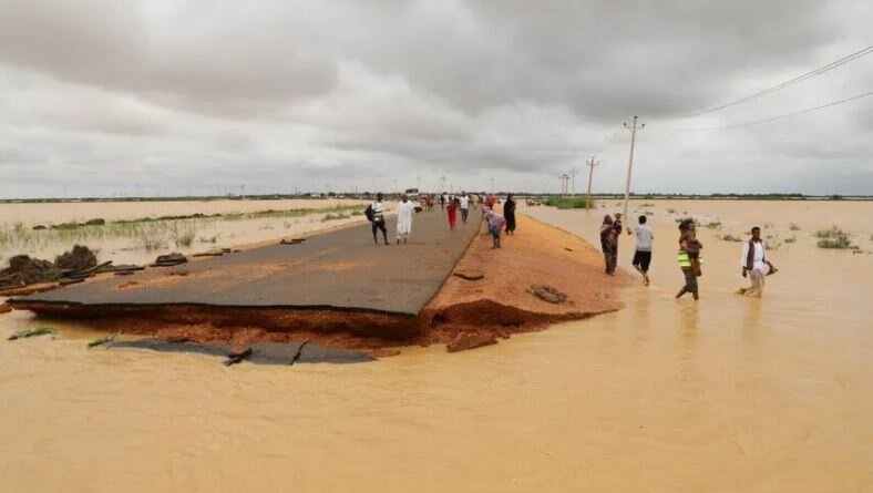 سیل ناگهانی در سودان ۶۳ خانواده را آواره و ده‌ها خانه را ویران کرد