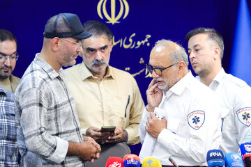 نشست خبری جعفر میعادفر، رئيس اورژانس کشور