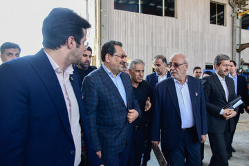 بازدید وزیر سیدمحمد اتابک، وزیر صمت از شهرک صنعتی دولت آباد 