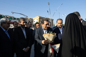 حضور سیدمحمد اتابک،وزیر صمت در گلستان شهدا اصفهان