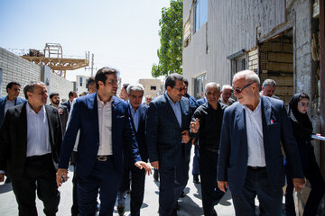 بازدید وزیر سیدمحمد اتابک، وزیر صمت از شهرک صنعتی دولت آباد 