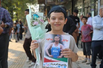 مراسم استقبال سینا خلیلی قهرمان جوانان جهان در سوادکوه