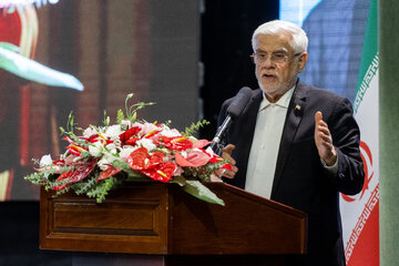 سخنرانی محمدرضا عارف، معاون اول رئیس‌جمهور در همایش شصت و چهارمین سال جایزه البرز