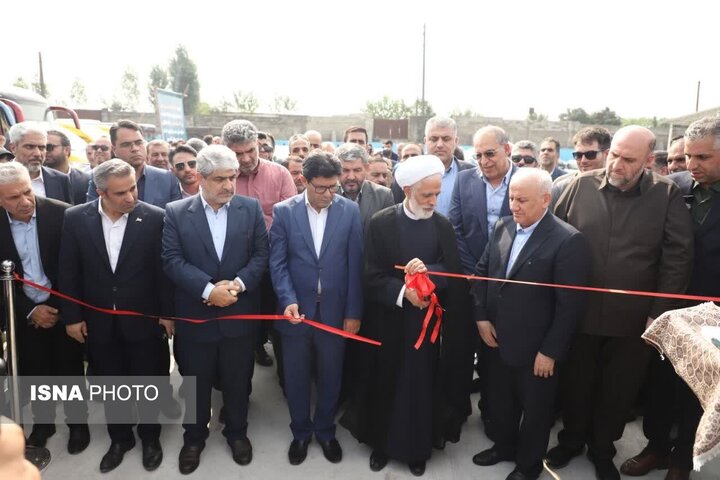 افتتاح سایت مدرن پسماند قائمشهر با ظرفیت روزانه ۵۰۰ تن