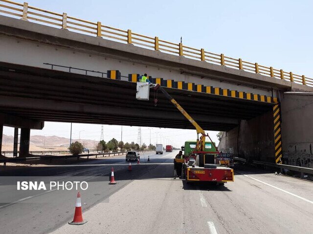 عملیات مقاوم‌سازی ۱۶ دستگاه پل در محور قدیم قم – تهران