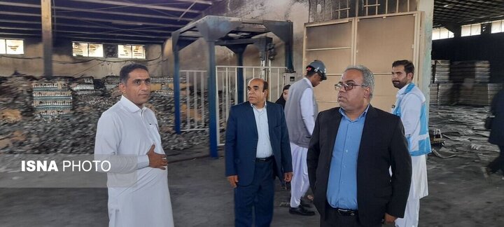 صیانت از اشتغال ۹۰ کارگر واحد تولید نوشابه ایرانشهر پس از حریق کارخانه