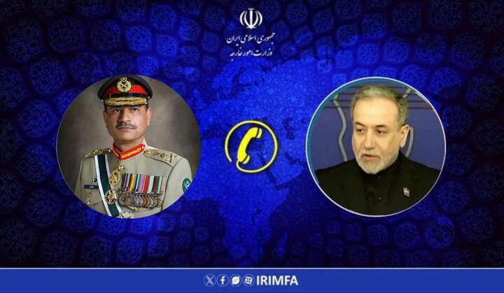 رایزنی تلفنی عراقچی و عاصم منیر