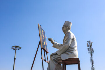 مراسم رونمایی از مجسمه کمال‌الملک