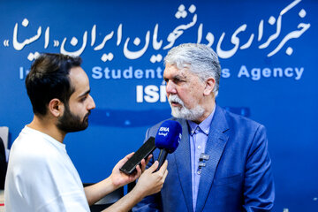 حضور سید عباس صالحی، وزیر فرهنگ و ارشاد اسلامی در ایسنا