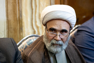 محمدحسین موسی پور، رییس شورای هماهنگی تبلیغات اسلامی در مراسم یادبود دولتمردان شهید