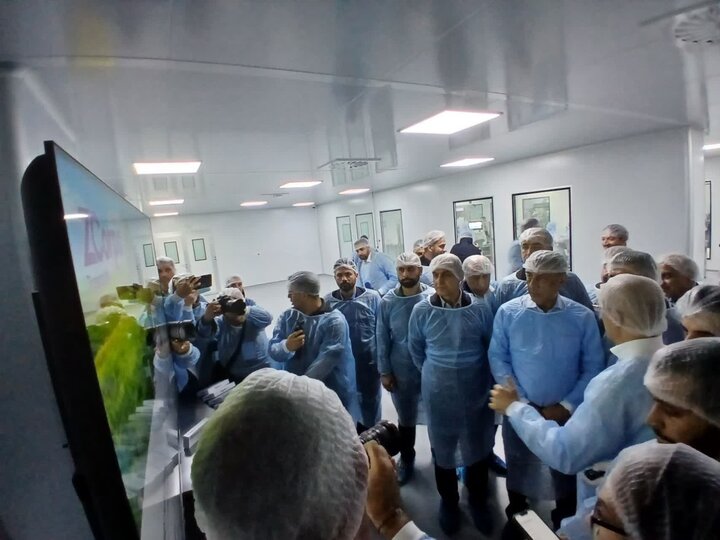 افتتاح خط تولید دارو ۱-GLP شرکت داروسازی در رشت توسط معاون اجرایی رئیس‌جمهور