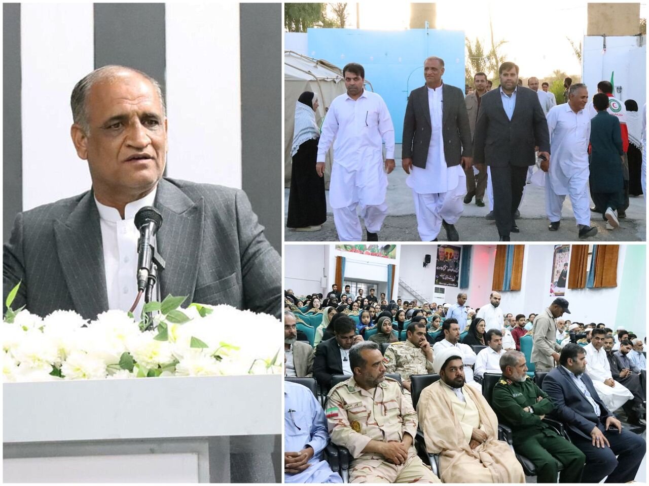 افتتاح مجتمع فرهنگی تربیتی سپهبد شهید محمد پاکپور در سراوان