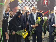 معاون رئیس‌جمهور با حضور در پاکدشت بر تداوم راه شهدا تأکید کرد