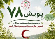 کسب رتبه برتر جشنواره جوانه توسط هلال‌احمر کرمان