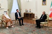وزیر خارجه قطر با رئیس‌جمهوری ایران دیدار کرد