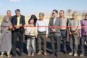 بهره‌برداری از طرح آسفالت معابر روستای «کِش‌رودخانه» حاجی‌آباد