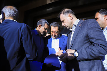 بازدیدسید محمد اتابک وزیر صنعت، معدن و تجارت از کارخانه فلوتاسیون سرباره خاتون آباد شهربابک
