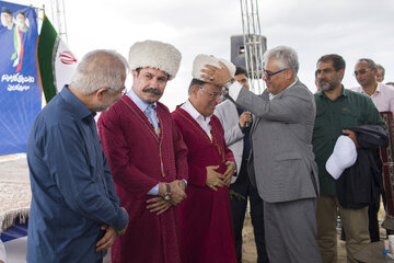 عبدالکریم حسین زاده معاون رئیس جمهور،علی اصغر طهماسبی استاندار گلستان،جلال ایری نماینده مجلس غرب استان