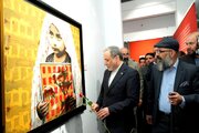 پیام اینستاگرامی عراقچی درخصوص حضور در نمایشگاه نقاشی مدرسه میناب
